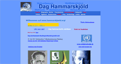 Desktop Screenshot of hammarskjoeld.org