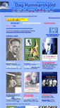Mobile Screenshot of hammarskjoeld.org